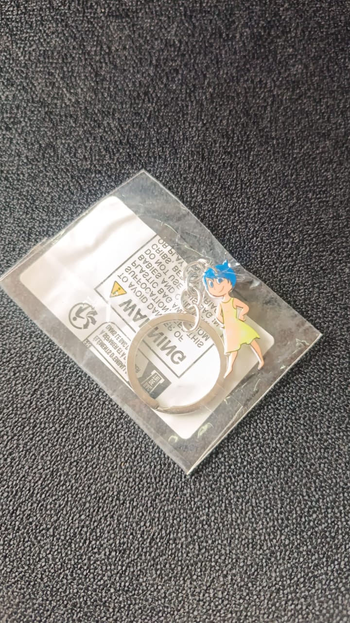 Cartoon Character Soft PVC Keychain with Haired Girl Design (1 Pc) Cartoon Character Soft PVC Keychain with Haired Girl Design (1 Pc)